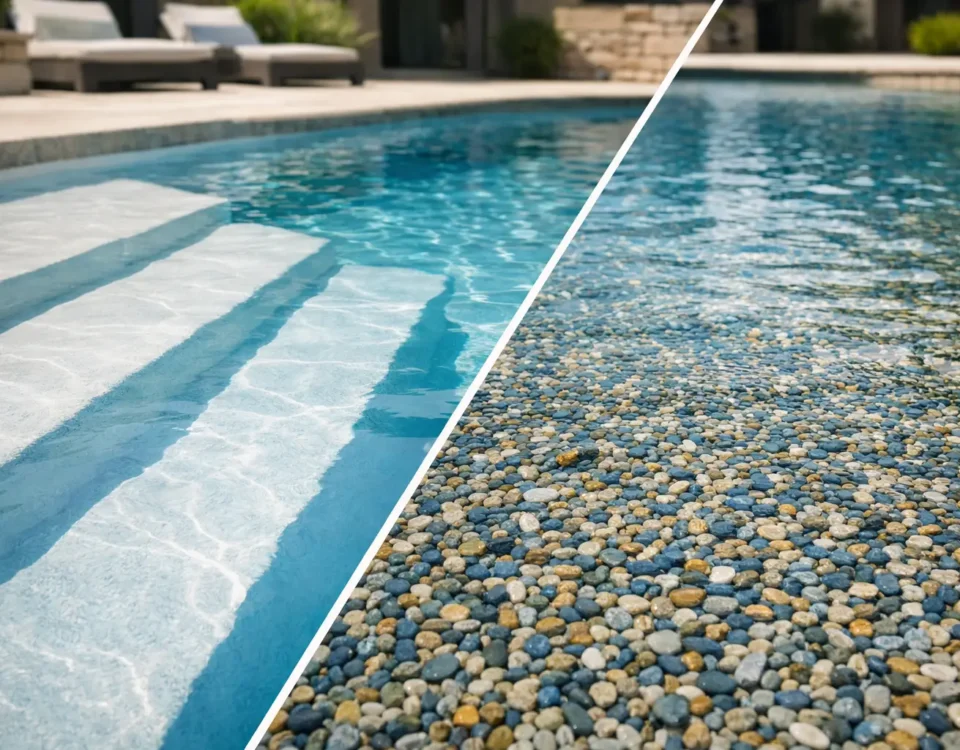 Pool Replastering Versus Pebble Finishes Compared