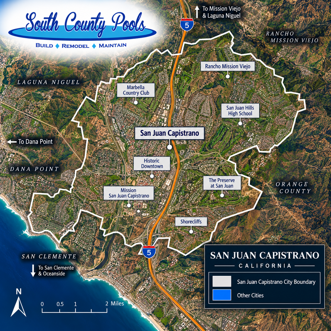 San Juan Capistrano service area